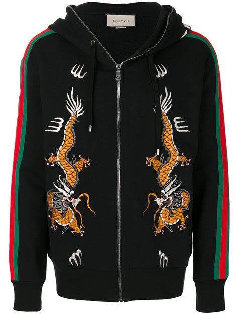 gucci mens dragon hoodie|farfetch gucci hoodie.